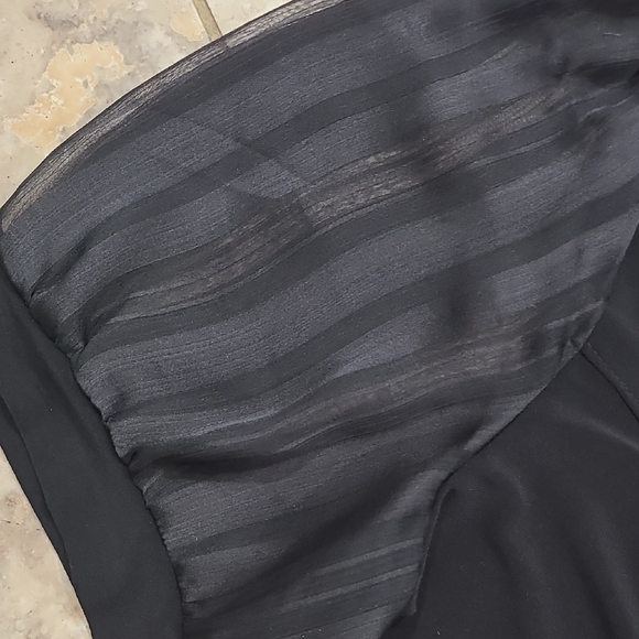 Atelier 29 Black Blouse with Sheer Puff Sleeves - Picture 2 of 7